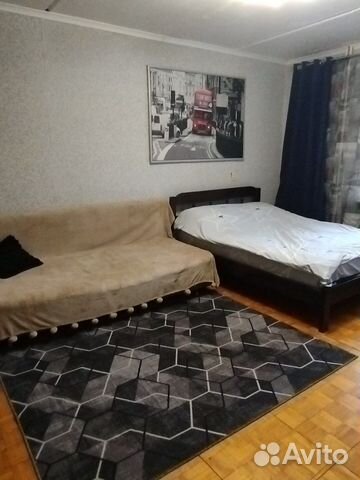 

1-к. квартира, 45 м², 3 кровати