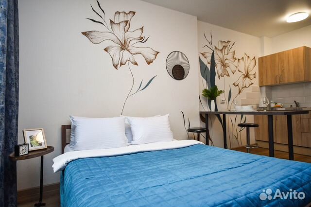 

Квартира-студия, 28 м², 1 кровать