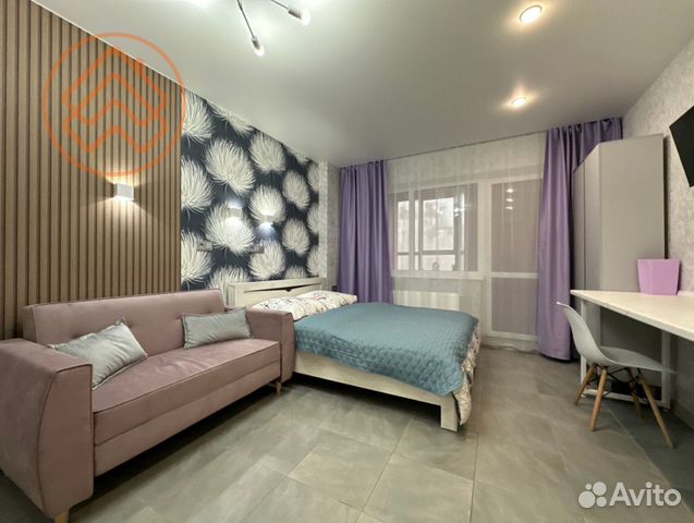 

Квартира-студия, 33 м², 2 кровати