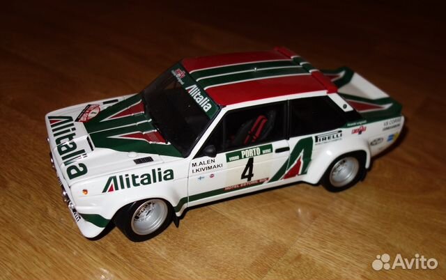 Fiat 131 Alitalia раллийный № 4 1:18 Fiat 131 Alitalia раллийный № 4 1:18