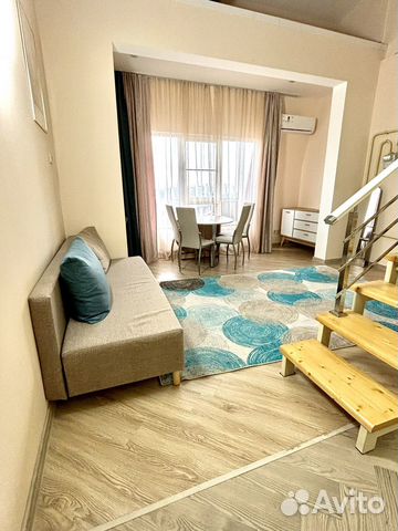 

Квартира-студия, 55 м², 2 кровати