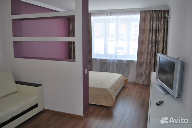

1-к. квартира, 43,5 м², 2 кровати