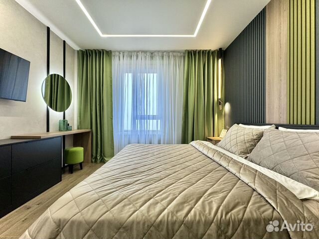 

1-к. квартира, 47,6 м², 2 кровати