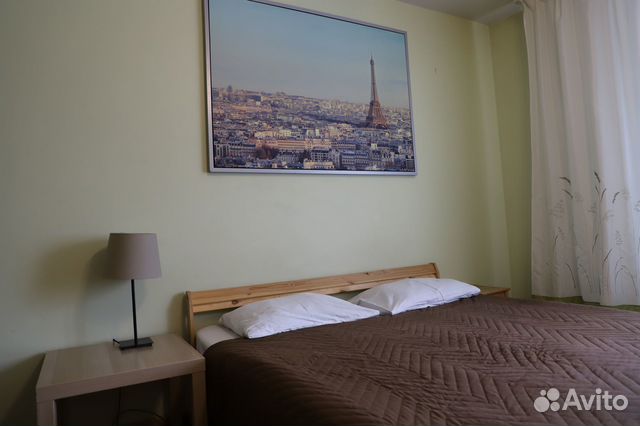 

1-к. квартира, 44 м², 2 кровати