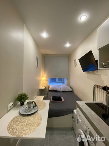 

Квартира-студия, 12 м², 1 кровать