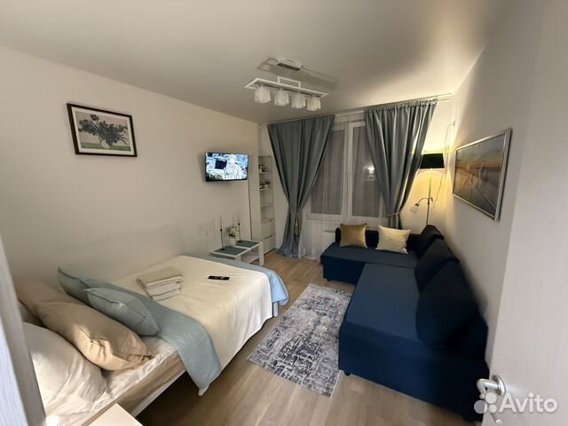

1-к. квартира, 38 м², 2 кровати