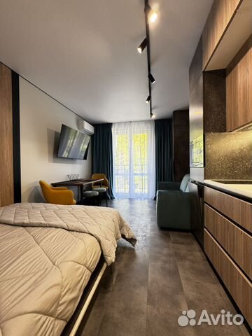 

Квартира-студия, 27 м², 2 кровати