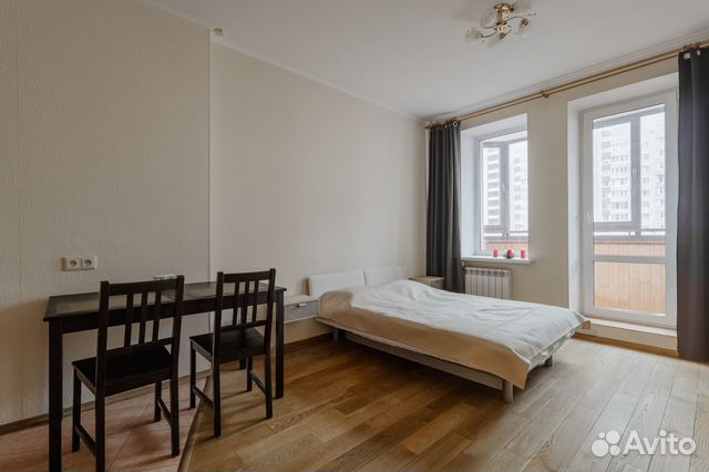 

Квартира-студия, 30 м², 1 кровать