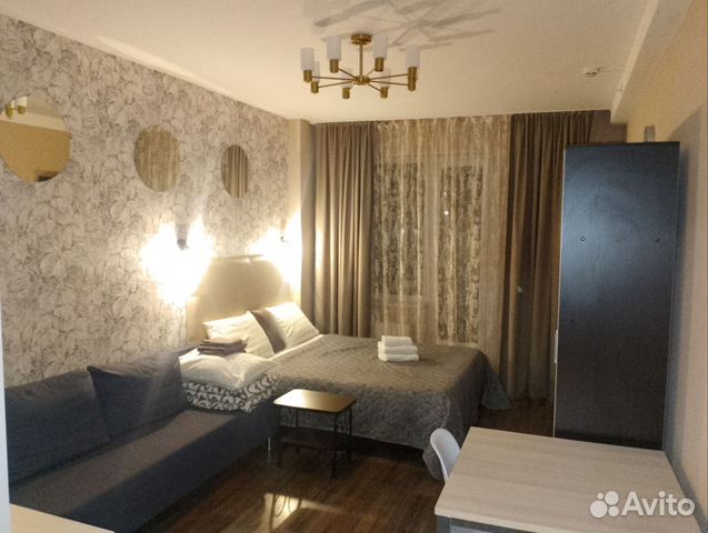 

Квартира-студия, 25 м², 2 кровати