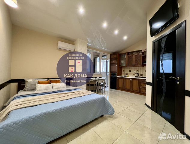 

Квартира-студия, 26 м², 2 кровати
