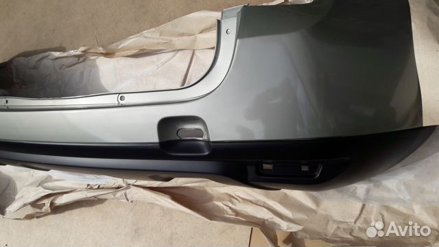 Бампер задний Рено Дастер в цвет серебристый Бампер задний Рено Дастер в цвет серебристый