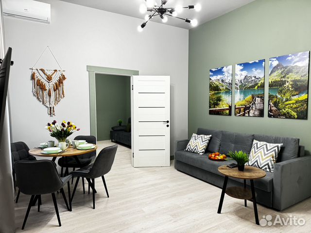 

1-к. квартира, 48 м², 3 кровати