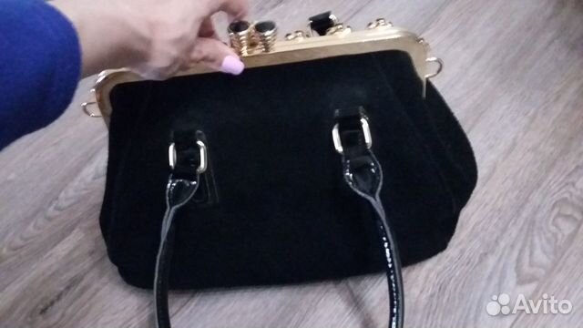 Сумка из натуральной замши Сумка из натуральной замши