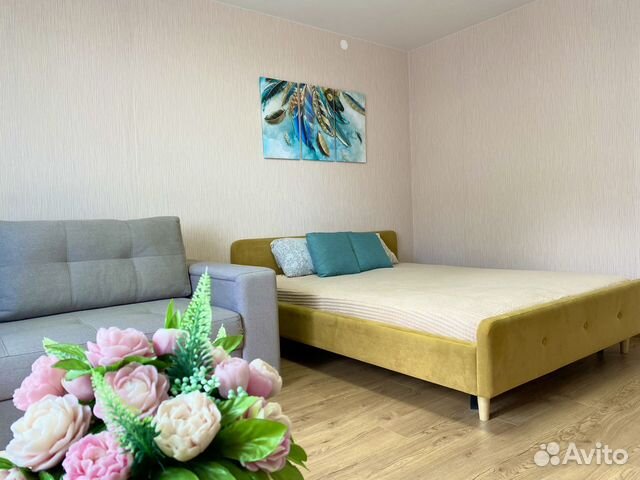 

1-к. квартира, 40 м², 2 кровати