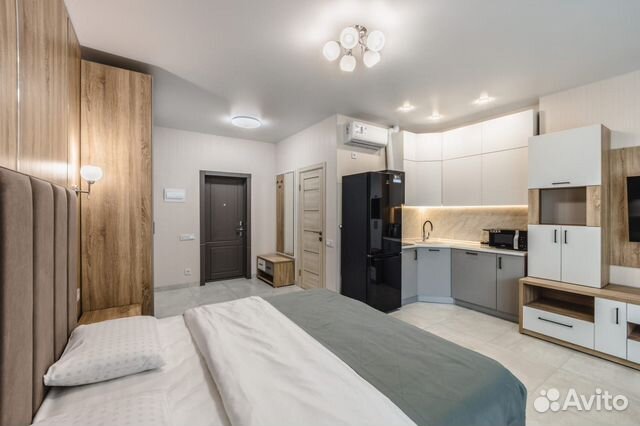 

Квартира-студия, 35 м², 2 кровати