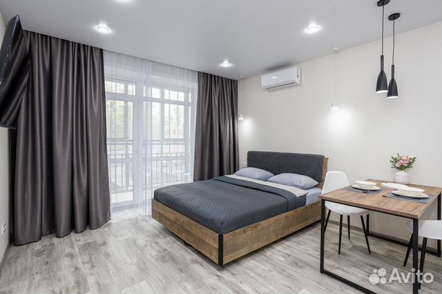 

Квартира-студия, 30 м², 1 кровать