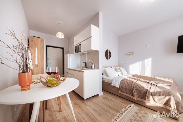 

Квартира-студия, 22 м², 2 кровати