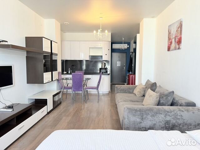 

Квартира-студия, 38 м², 2 кровати