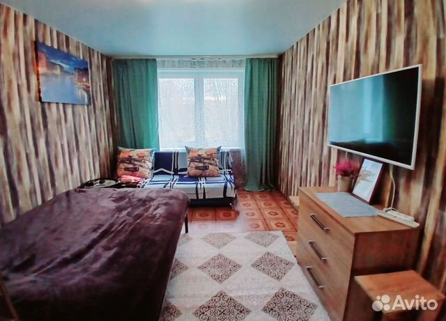 

1-к. квартира, 38 м², 2 кровати