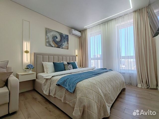 

1-к. квартира, 40 м², 2 кровати