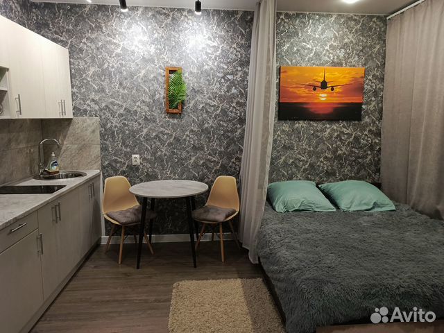 

Квартира-студия, 28,4 м², 2 кровати
