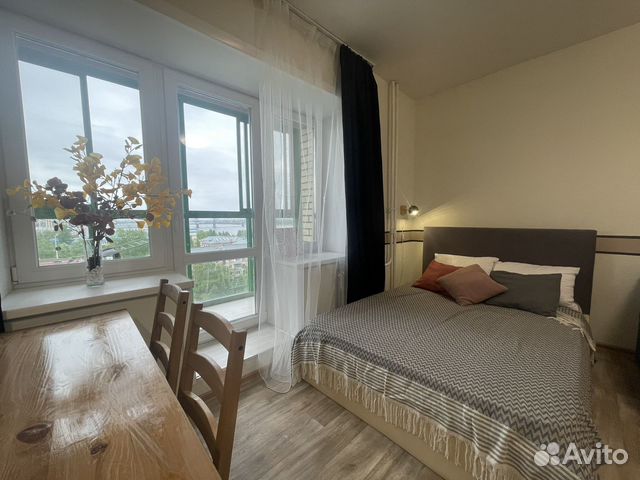 

Квартира-студия, 29 м², 2 кровати
