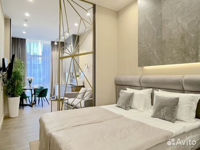 

Квартира-студия, 33 м², 2 кровати