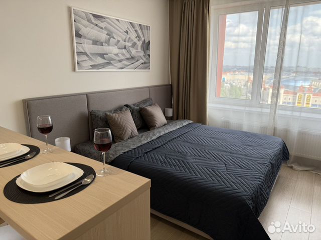 

Квартира-студия, 27 м², 1 кровать