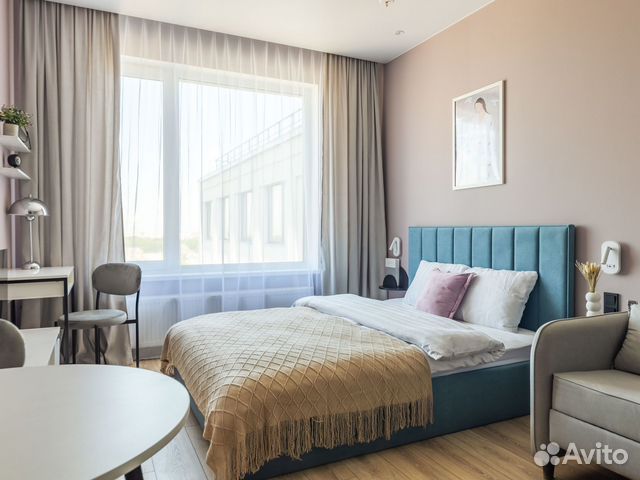 

Квартира-студия, 28 м², 2 кровати