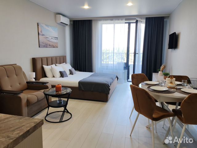 

Квартира-студия, 35 м², 2 кровати