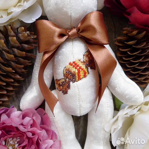 Мишка из ткани