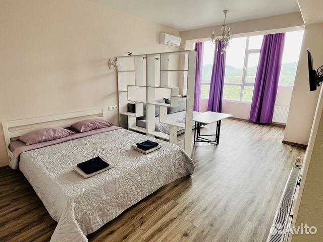

1-к. квартира, 45 м², 2 кровати