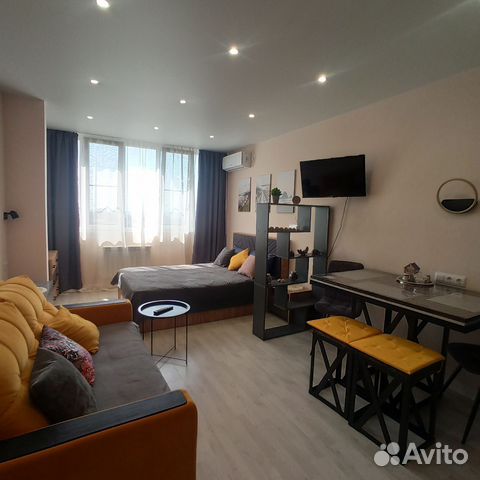 

Квартира-студия, 27 м², 2 кровати
