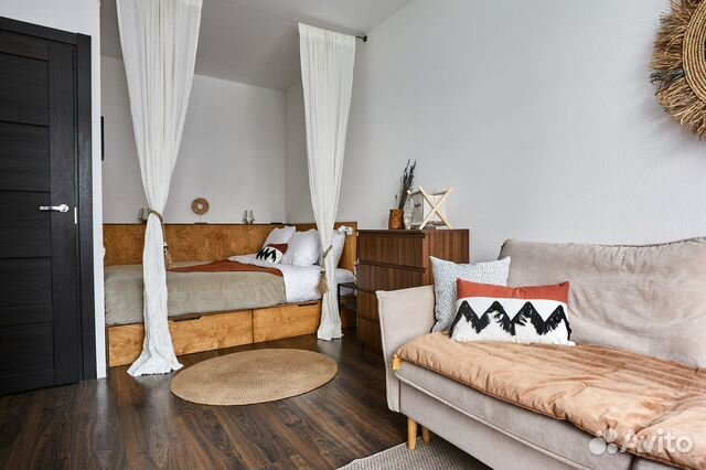 

1-к. квартира, 40 м², 2 кровати