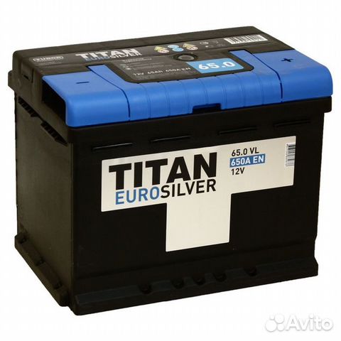 Аккумулятор titan eurosilver 65 Ач