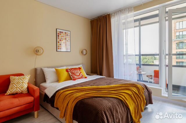 

Квартира-студия, 25 м², 2 кровати