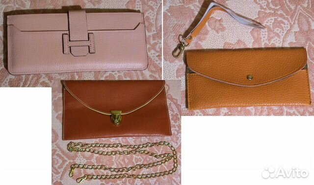 Новый кошелёк 23*10 и 20*10 см и клатч 29*18 см