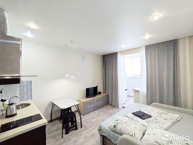 

Квартира-студия, 30 м², 2 кровати