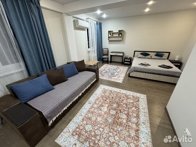 

1-к. квартира, 44 м², 2 кровати