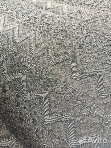 Кружевное черное платье