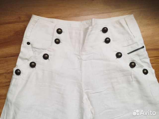 Новые льняные женские брюки 44-46 размер Новые льняные женские брюки 44-46 размер