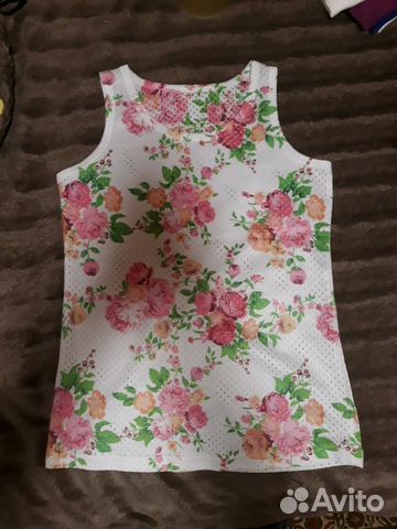 Майка с розами р.40-42