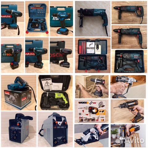 Новые инструменты Worx, Makita, Bosch, SATA