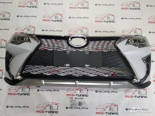 Передний бампер Toyota Camry Lexus +фары Lambo v55 Передний бампер Toyota Camry Lexus +фары Lambo v55