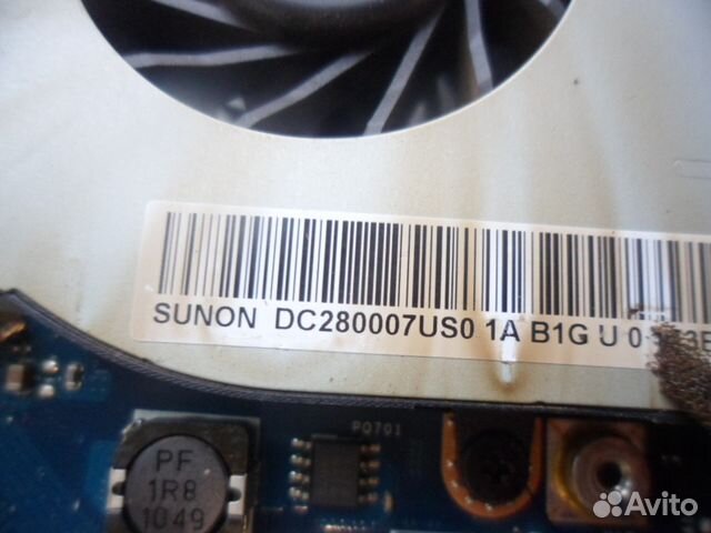 G565 система охлаждения Sunon DC280007US0 1A B1GU