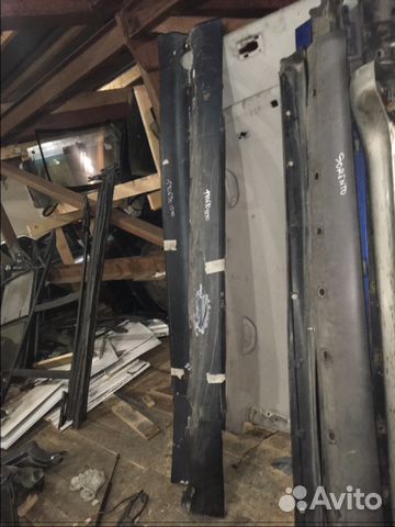 Накладка порога Mercedes Benz W140 coupe CL