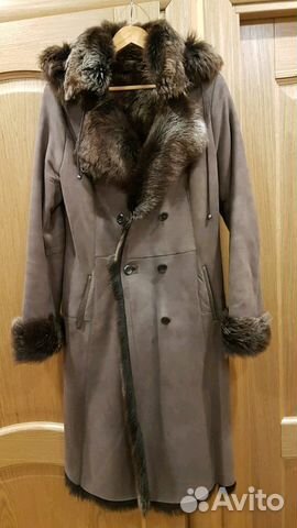 Дубленка натуральная 44-46 р-р
