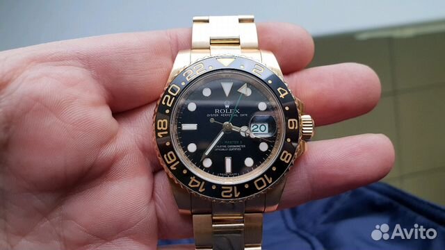 Rolex Gmt-Master II. Золото