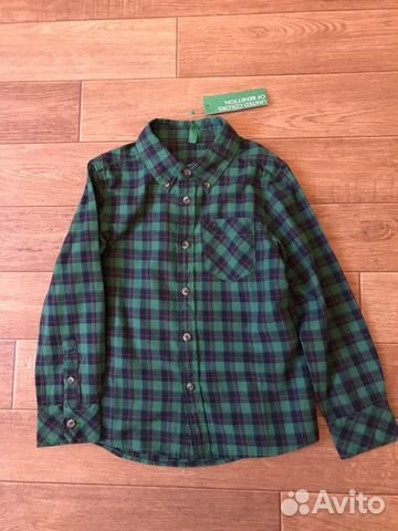 Рубашки Benetton 4-5 лет HM новая 6-7лет