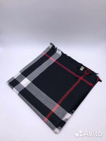 Burberry Бербери Черный Платок Шарф Палантин Burberry Бербери Черный Платок Шарф Палантин